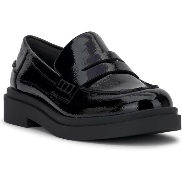 Jessica Simpson Shoes - Jessica Simpson Womens Xuris Black Patent Loafer Shoes 6.5 JS-XURIS